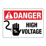 ANSI DANGER High Voltage